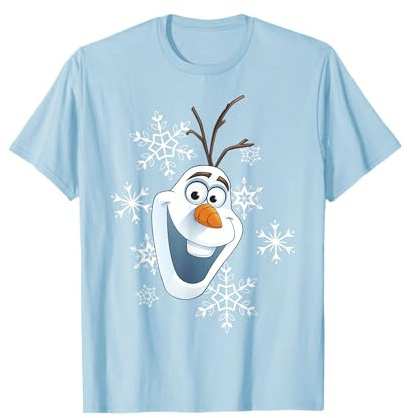 Disney Frozen Olaf Smile Snowflake Noël T-Shirt