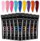 MIZHSE Poly Nail Gel Builder Extension Set - Soak Off UV/LED Polish (Set011)