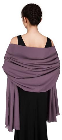 SWAT PANY Sciarpa Viola Donna Invernale Scialle Sciarpe Invernali Caldo Pashmina Foulard Stola Elegant Cerimonia