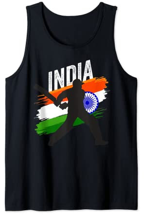 Indian Cricket Jersey India Cricket Team Lover Supporter Tank Top
