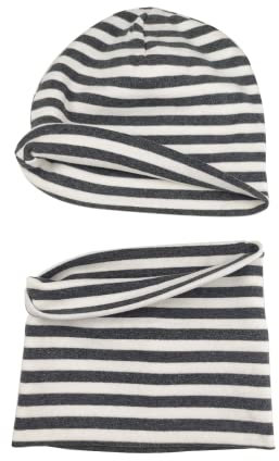 SWAUSWAUK Beanie Mütze Kinder Jungen Baby 0–6 Jahre - Mütze Schal Set Junge für Herbst Winter Frühling