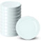 KADAX Tappo a vite fi43 mm, set di coperchi Twist-Off in metallo, adatto per bicchieri da 40 ml, coperchio di ricambio con 4 denti, coperchio per barattoli, bottiglie e barattoli (10 pezzi, bianco)