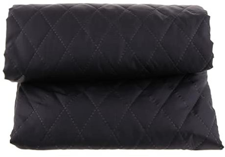 Perfeclan 1 Stück Doppelseitige Kleider Aus Polyester/Steppstoff, Schwarz