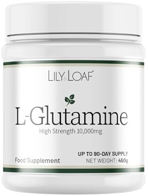 Lily & Loaf L-Glutamine Powder, 10,000mg, Unflavoured, Vegan