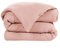 AltoBuy OUREA - Housse de Couette 260x240cm Gaze de Coton Rose Pêche