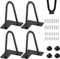 4X Hairpin Legs Haarnadel Tischbeine, DIY Doppelstab Möbelfüße für Schreibtisch Esstischbeine,Mit Bodenschoner und 32pcs Schrauben (20cm 2 Streben)
