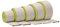 Ø 4 Zoll - 102 mm, Meterware Flachschlauch | Bauschlauch | Industrieschlauch | Synthetischer Gummi, Weiß mit Grün, 10 Bar, -20°C bis +60°