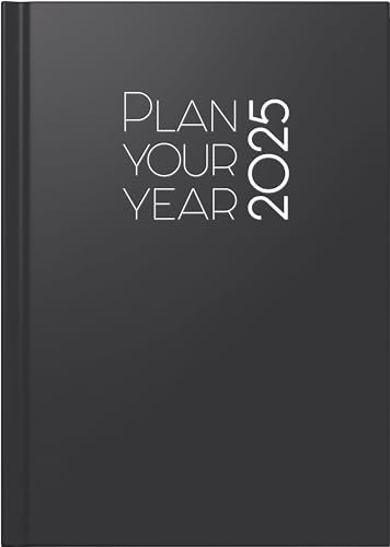 rido/idé Buchkalender Mod. Chefplaner 2025 „Plan Your Year“ | A5, Kunstleder
