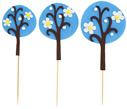 Filz-Kuchenaufsatz-Set zum Selbermachen mit Pflanzen und Kaktus