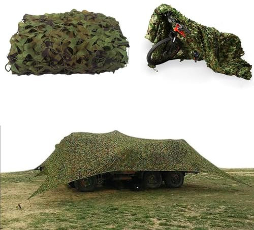 Filet De Camouflage, Brise-Vue, pour La Chasse, Filet De Protection Solaire, Filet D Ombrage, pour Parasol Camping Décoration De Fête De Chasse (Taille : 2.0x4.0m)