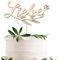 BETESSIN Cake Topper Hochzeit Liebe Tortendeko Holz Hochzeitstorte Topper Kuchen Topper Love Cupcake Topper Kuchenstecker Kuchenaufsatz Verlobung Jahrestag Dekoration