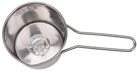 ANSNOW Tragbarer Suppentopf, Edelstahl-Fritteuse, Siebkorb, Dampfgarer, Kochgeschirr, Friteuse, Pfannen, Kochender Eimer, Topf Für Küche, Camping/2-Teiliges Set