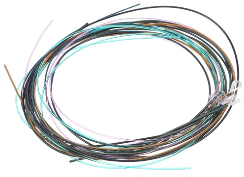 E-gitarrensaiten 6 Stück Ersatzsaiten aus Metall für Gitarristen | Ersetzbar, Klarer Klang und Robust, mit 6 Saiten für Klassische Gitarre
