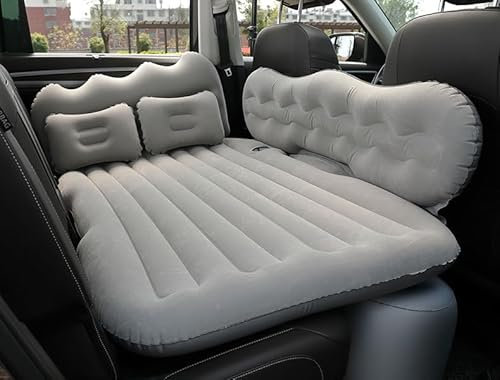 Auto Matratze für VW Sharan (7N) 2.Gen 6seats 2016-2024, Aufblasbare Matratze für Rücksitz Autobett für Reisen Camping Outdoor-Aktivität,Gre-y