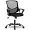 Bayt Ergonomischer Bürostuhl (91-101 cm) - Schreibtischstuhl Verstellbar - Bürostuhl Erwachsene - Höhenverstellbar Drehstuhl - Computerstuhl Belastung 110 kg - Schwarz - Metallbasis