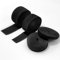 Xpieoyrm 4 Piezas Elastica Negra y Plana 20m, Coser la Banda Elástica, Cinta Elástica de Costura de 10mm 20mm 30mm 40mm de Ancho, Gran Elasticidad Elastico Costura, para DIY Coser a Mano