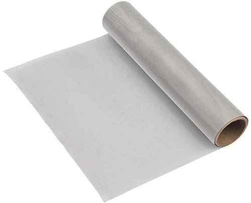 Rotolo di Rete in Acciaio Inossidabile, Rotolo di Rete Metallica di Copertura, 1 Filtro in Acciaio Inossidabile 10-80 100 120 200 300 400 Foglio di screening per filtrazione Micron Mesh 50x1