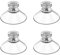 Genérico Thread Suction - Soporte de succión Strong M4 transparente, materiales fiables de 40 mm de diámetro, accesorios para asegurar baños, cocinas, estantes, computadoras