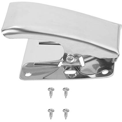 Fesjoy Stainless Steel Fish Fillet Clamp, Deep-jaw Tail with Mounting Screws for Easy Cleaning and Filleting, Spring Built in for Pressure