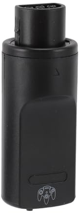 Fabater Wireless-Controller-Adapter für N64-Konsolen-Controller, Bluetooth-Konverter Unterstützt für N64-Konsolen-Bluetooth-, Wireless-Game-Adapter (BLACK)