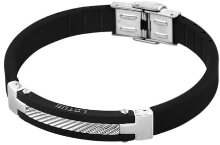 LOTUS STYLE Armband LS1522-2/2 Men In Black Edelstahl 189.00 mm für Herren