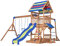 Backyard Discovery Northbrook Aire de Jeux en Bois | Aire de Jeux Extérieur avec balançoires/Toboggan/bac de Sable/Mur d'escalade | Balancoire Exterieur avec Toboggan, Portique Balancoire Exterieur