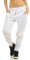 DANAEST Damen Freizeithose Sporthose Sweat Pants lang (623), Grösse:L / 40, Farbe:Weiß