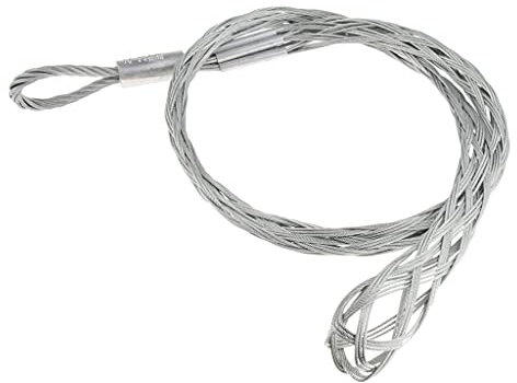 Cable Grip Pulling Socks 70-95mm Wire Puller, Galvanized Steel, Flexible Eye, 1.5meters