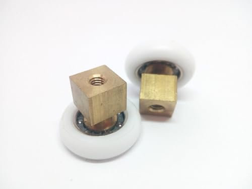 RPB Docce - Ricambio Cuscinetti Box Doccia Kit 2 PEZZI Mod 22 AZ Ottone Quadro