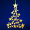SIKORA BS-MS Traditionelle Christbaumschmuck Weihnachtsbaum Anhänger aus Messing - 28 Modelle wählbar, BS-MS:No.14 Sternenbaum H ca 8 cm