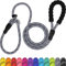 TagME Slip Lead for Dogs,1.8m Reflective Dog Lead with Soft Padded Handle, Slip-On Training Leash for Large Pet, Gray