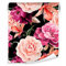 Vliestapete Rolle Blumen Schwarz Pfingstrosen Rosen 10mx50cm Floral Schlafzimmer Wohnzimmer Modern 10M Vlies Tapete Blumentapete Tapeten Wandtapete Mustertapete Tapetenrolle inklusiv Kleister (1040)