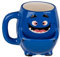 Blaues Monster Kaffeebecher mit Keksfach - Tasse Kaffeetasse