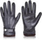 BISON DENIM Herren Echtleder Handschuhe Hohe Qualität Warmes Wollfutter Lederhandschuhe Smartphone Touch Funktion Herbst & Winter