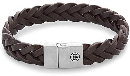 Rebel and Rose RR-M0028-S - Full Metal Braided - Armband-Größe M, Perlen oder Leder Armband