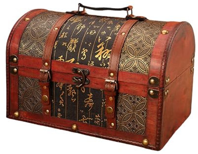 Ronyme Vintage-Koffer, Foto-Requisiten, Stabiler Organizer-Koffer, tragbare Deko-Box, nostalgische Aufbewahrungsbox für Fenster, Zuhause, Geschäft, m