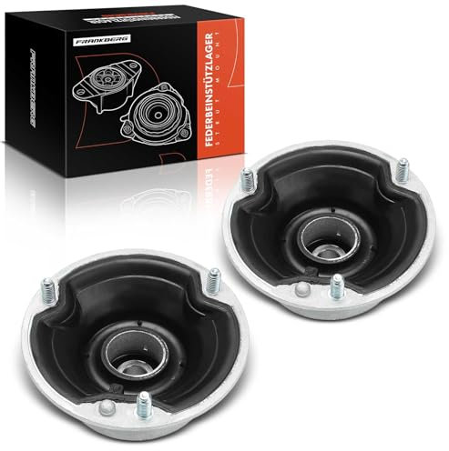 Frankberg 2x Domlager Federbeinstützlager Vorne Links Rechts Kompatibel mit 3er E46 E90 1er E81 E87 E88 E82 X3 E83 X1 E84 5er E39 5er Touring E39 E60 6er E63 Replace# 31336760943