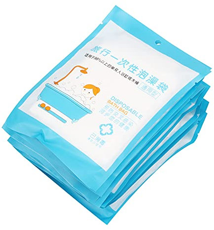 10 Pcs Oversized Bathtub Liner Cover Film Bath Bag - for Household, Travel, Spa, Hotel, and Swimming - Plastic Bathtub Cover, Fits Most & Wooden Barrels, Compact &