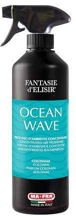 MAFRA - Fantasie d’Elisir Ocean Wave, Formato 100ml, Profumatore Ambiente e Auto, Fragranza Coloniale Marina Fresca ed Elegante