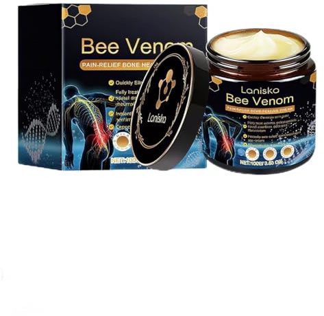 SUJEBKC Bienengift Creme 100g,Bienengiftsalbe Gegen Arthrose,Natürliche Premium Salbe Gegen Gelenk- & Muskelschmerzen,Steifheit & Schwellungen - Schnelle Linderung Für Knie,Rücken,Nacken