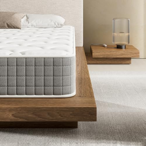 DEWINNER Matratze 120x200cm | 25 cm Höhe | Memory Foam | Oeko-TEX Zertifiziert | 2 Seiten Mittelhart & Weich | Schaumstoffmatratze Bewegungsisolation | Ideal für Erwachsenenschlafzimmer