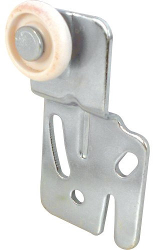 Prime-Line N 6500 Front Closet Door Roller with 1/4 in. Offset and 7/8 in. Nylon Wheel (Single Pack), Mill
