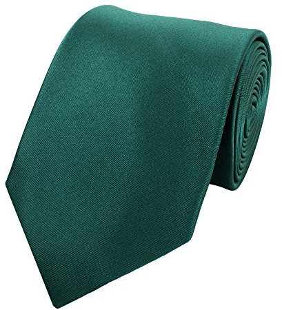 Fabio Farini - Klassische Herren Krawatte Unifarben - 8cm Breite - einfarbige und elegante Unicolor Schlipse für jeden Anlass wie Hochzeit, Konfirmation oder Business Grün Birnengrün