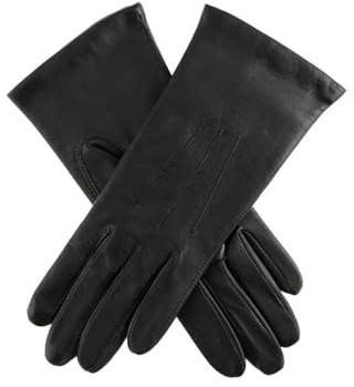 Dents Emma Women's Classic Leather Gloves BLACK 7.5