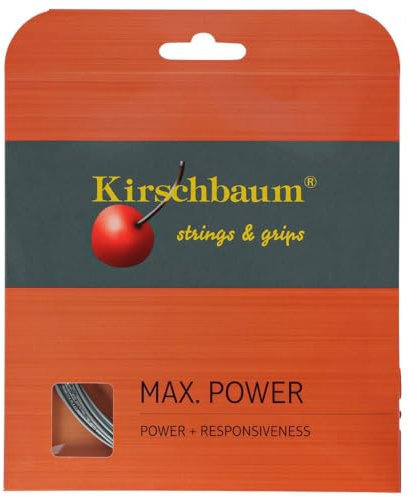 Kirschbaum Saitenset Max Power, Anthrazit, 1.30-12.2m, 0105260217500016