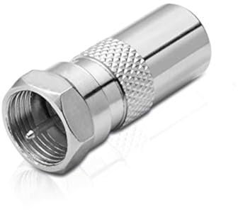 adaptare 60112 - Sat/TV-Adapter (F-Stecker/IEC-Koax-Stecker)