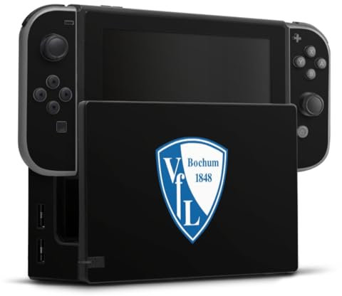 DeinDesign Skin kompatibel mit Nintendo Switch Folie Sticker VFL Bochum Offizielles Lizenzprodukt Wappen