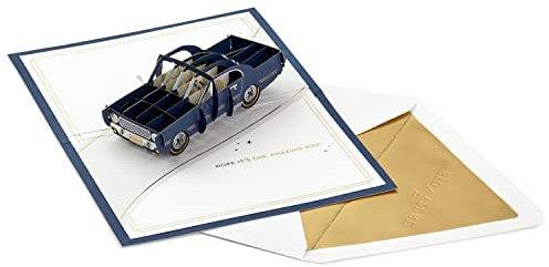 Hallmark Signature Paper Wonder Pop Up Geburtstagskarte (Classic Car, Amazing Ride)