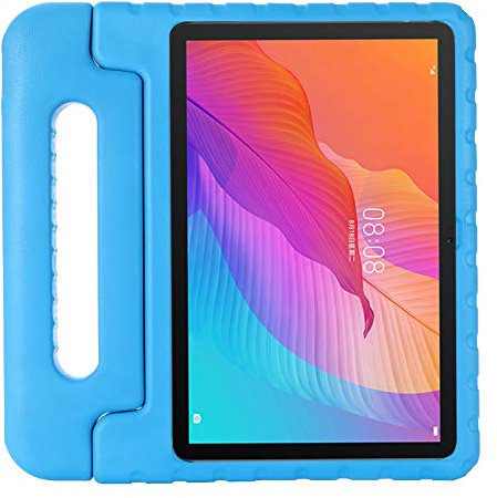 ZiHang Funda Ligera Infantil Huawei MatePad T10s 10.1 Pulgadas, Carcasa Niño y Bebé Antigolpes con Asa Convertible Tapa de Soporte (Azul)