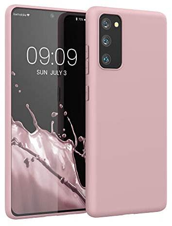 kwmobile Housse Compatible avec Samsung Galaxy S20 FE Coque - Housse de téléphone Protection Souple en Silicone - Rose Vintage